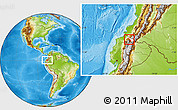Physical Location Map of Mira, highlighted parent region