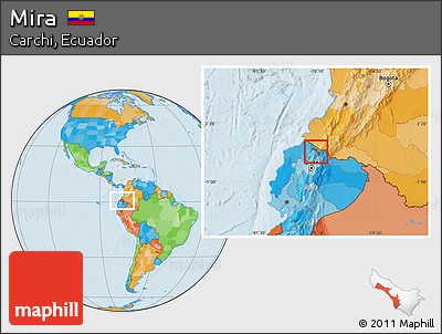 Political Location Map of Mira