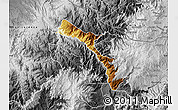 Physical Map of Mira, desaturated