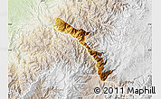 Physical Map of Mira, lighten