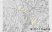 Shaded Relief Map of Mira, desaturated