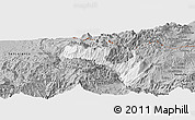 Gray Panoramic Map of Mira