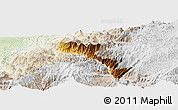 Physical Panoramic Map of Mira, lighten
