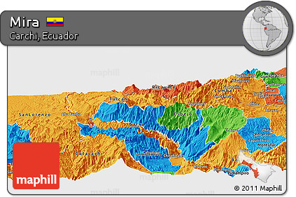 Political Panoramic Map of Mira