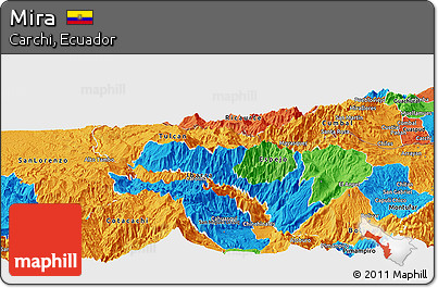 Political Panoramic Map of Mira