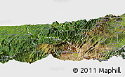 Satellite Panoramic Map of Mira