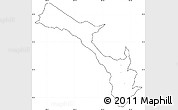 Blank Simple Map of Mira, cropped outside, no labels