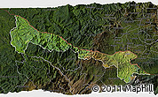 Satellite 3D Map of Tulcan, darken