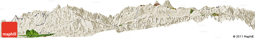 Satellite Horizon Map of Tulcan, shaded relief outside Satellite Horizon Map of Tulcan, shaded relief outside