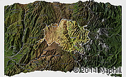 Satellite 3D Map of Guamote, darken