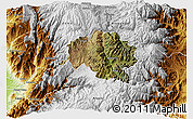 Satellite 3D Map of Guamote, physical outside