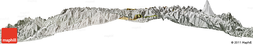Satellite Horizon Map of Guamote, lighten, semi-desaturated