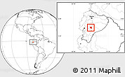 Blank Location Map of Guamote