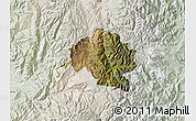 Satellite Map of Guamote, lighten