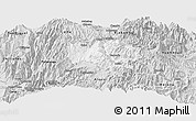 Silver Style Panoramic Map of Guamote