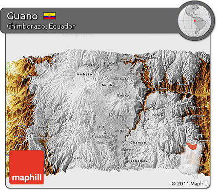 Physical 3D Map of Guano