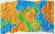 Political 3D Map of Guano