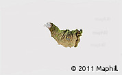 Satellite 3D Map of Guano, cropped outside