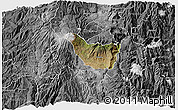 Satellite 3D Map of Guano, desaturated