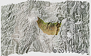 Satellite 3D Map of Guano, lighten, semi-desaturated