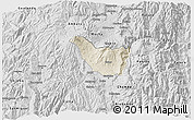 Shaded Relief 3D Map of Guano, desaturated