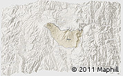 Shaded Relief 3D Map of Guano, lighten