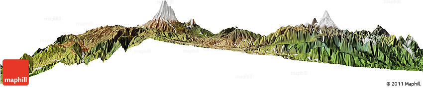 Satellite Horizon Map of Guano