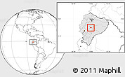 Blank Location Map of Guano, highlighted country