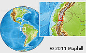 Physical Location Map of Guano, within the entire country