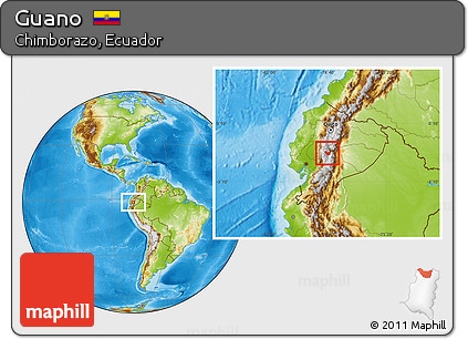 Physical Location Map of Guano