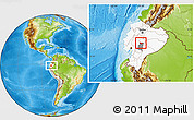 Physical Location Map of Guano, highlighted country, highlighted parent region