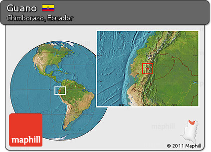Satellite Location Map of Guano
