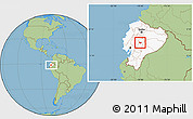 Savanna Style Location Map of Guano, highlighted country