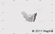 Physical Map of Guano, cropped outside