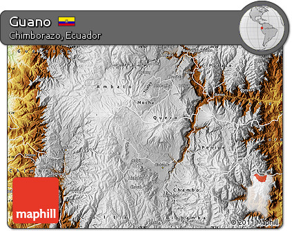 Physical Map of Guano