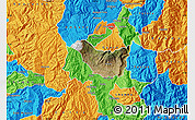 Satellite Map of Guano, political outside