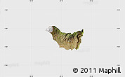 Satellite Map of Guano, single color outside