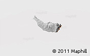 Physical Panoramic Map of Guano, cropped outside