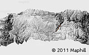 Physical Panoramic Map of Guano, desaturated