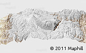 Physical Panoramic Map of Guano, lighten