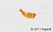 Political Panoramic Map of Guano, cropped outside