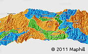 Political Panoramic Map of Guano