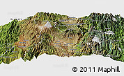 Satellite Panoramic Map of Guano