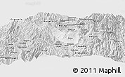 Silver Style Panoramic Map of Guano