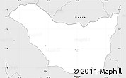 Silver Style Simple Map of Guano