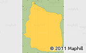 Savanna Style Simple Map of Penipe