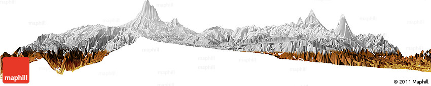Physical Horizon Map of Riobamba