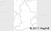 Blank Simple Map of Sigchos, no labels