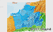 Political Shades 3D Map of El Oro