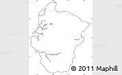 Blank Simple Map of Machala, cropped outside